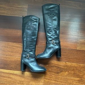 TORY BURCH Leather Knee High Boots